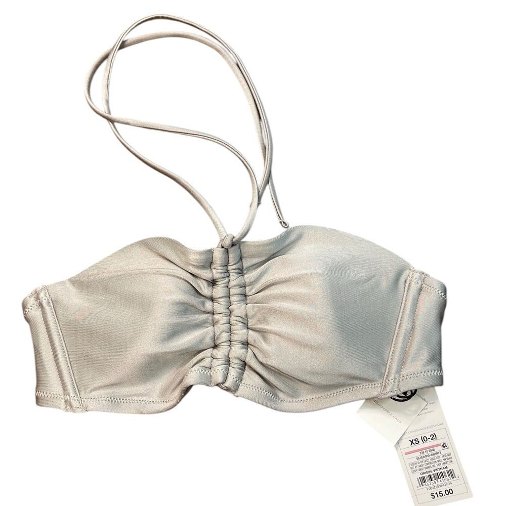 Bikini top XS shade & shore silver